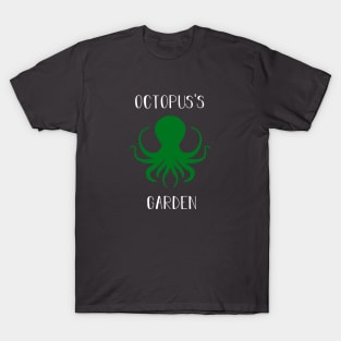 Octopuss Garden, white green T-Shirt